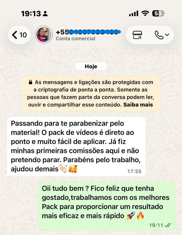 Depoimento de cliente sobre a Central de Vídeos Virais